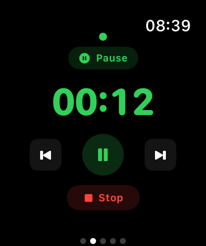 TimerCoach Apple Watch Remote Control